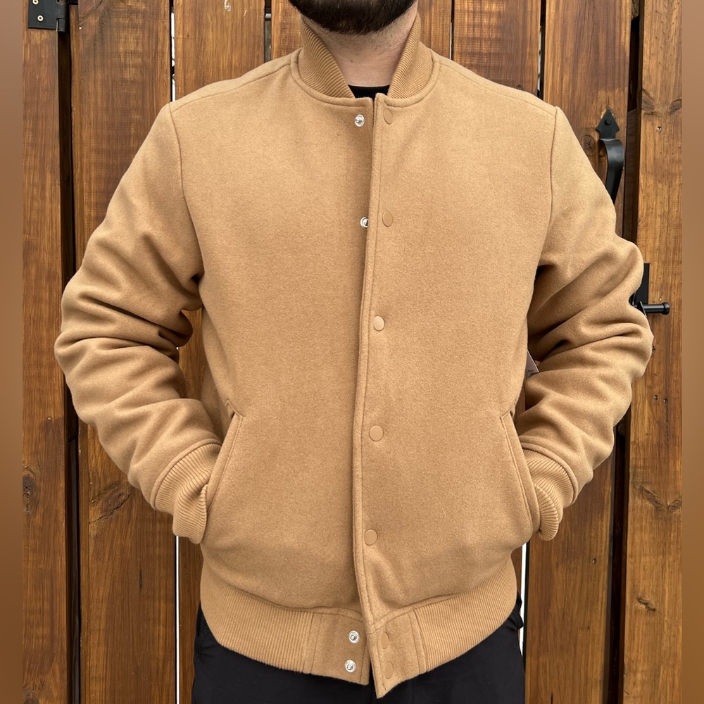 Wool Bomber Jacket Button Up Old Navy